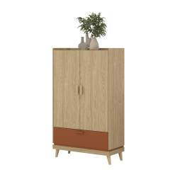 Bieliźniarka Scandi Typ 38 Dąb olejowany/Cegalny Helvetia Wieruszów