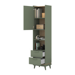 Regał Scandi Typ 88 Zgaszona Zieleń Helvetia Wieruszów