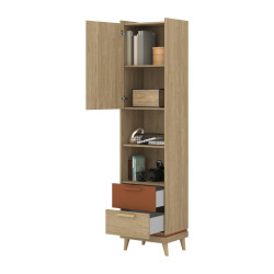 Regał Scandi Typ 88 Dąb Olejowany/Ceglany Helvetia Wieruszów