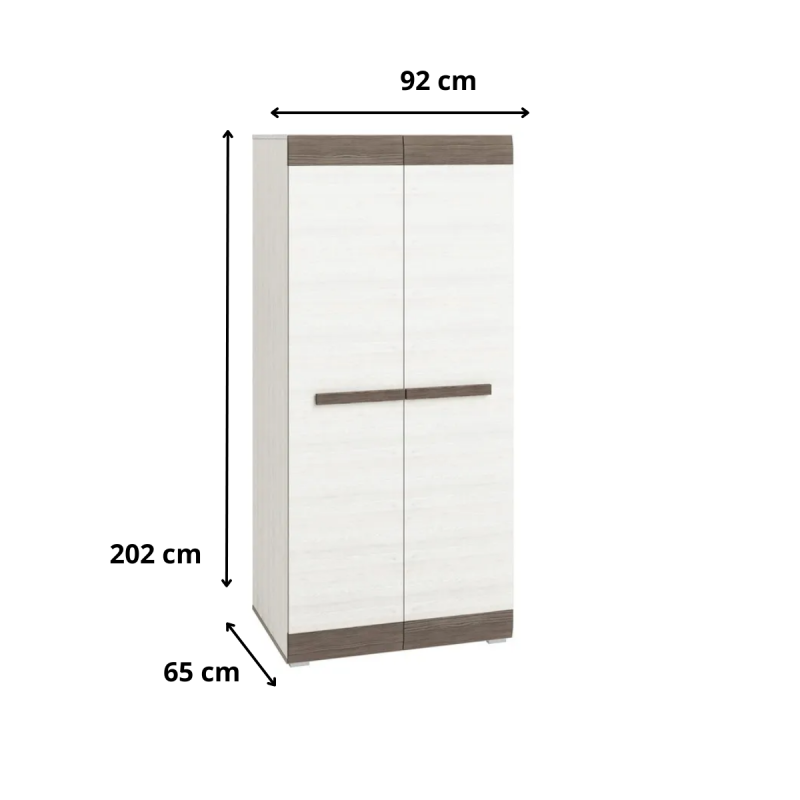 Szafa Blanco 01 ML Meble Kolekcja Blanco
