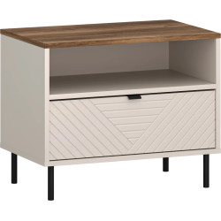 Szafka nocna Evo 1S Kaszmir / dąb castello Mebelbos