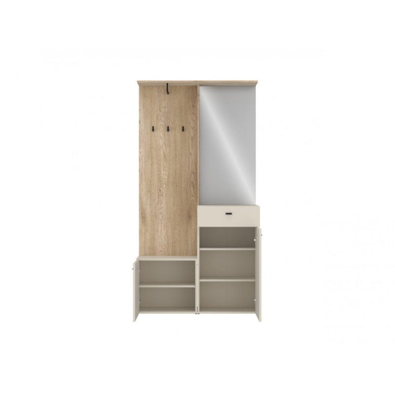 Garderoba do przedpokoju Romea ROEGG1 Kaszmir/Dąb Cremona Meble Wójcik