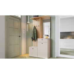 Garderoba do przedpokoju Romea ROEGG1 Kaszmir/Dąb Cremona Meble Wójcik