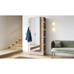 Garderoba do przedpokoju Sarina SANGS1 Kaszmir/Dąb Cremona Meble Wójcik