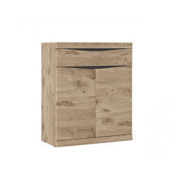 Komoda 2D1S Twist SUMGK1 Dąb Viking/Antracyt Meble Wójcik