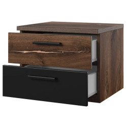 Szafka nocna Sigma Typ 22  Dąb Flagstaff/Miedziana Nić Helvetia Wieruszów