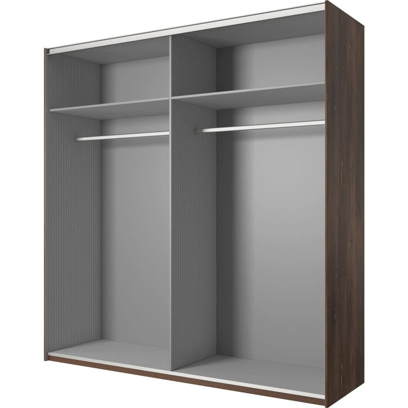 Szafa przesuwna z lustrem Sigma Typ 18 Dąb Flagstaff/Miedziana Nić Helvetia Wieruszów