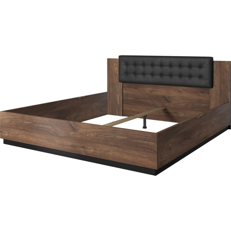 Łóżko 140 z pojemnikiem Sigma Typ 50 Dąb Flagstaff/Miedziana Nić Helvetia Wieruszów