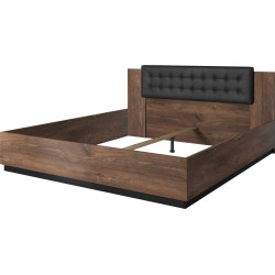 Łóżko 160 z pojemnikiem Sigma Typ 51 Dąb Flagstaff/Miedziana Nić Helvetia Wieruszów