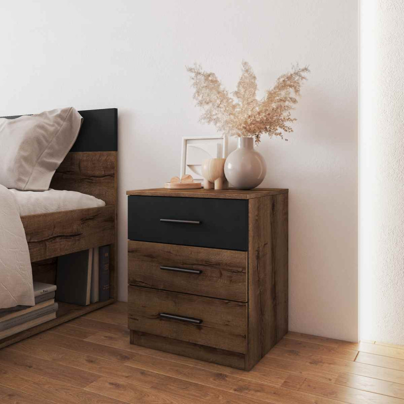 Szafka nocna Beta Dąb Monastery/Czarny Helvetia Wieruszów