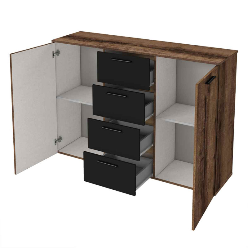 Komoda Beta Dąb Monastery/Czarny Helvetia Wieruszów