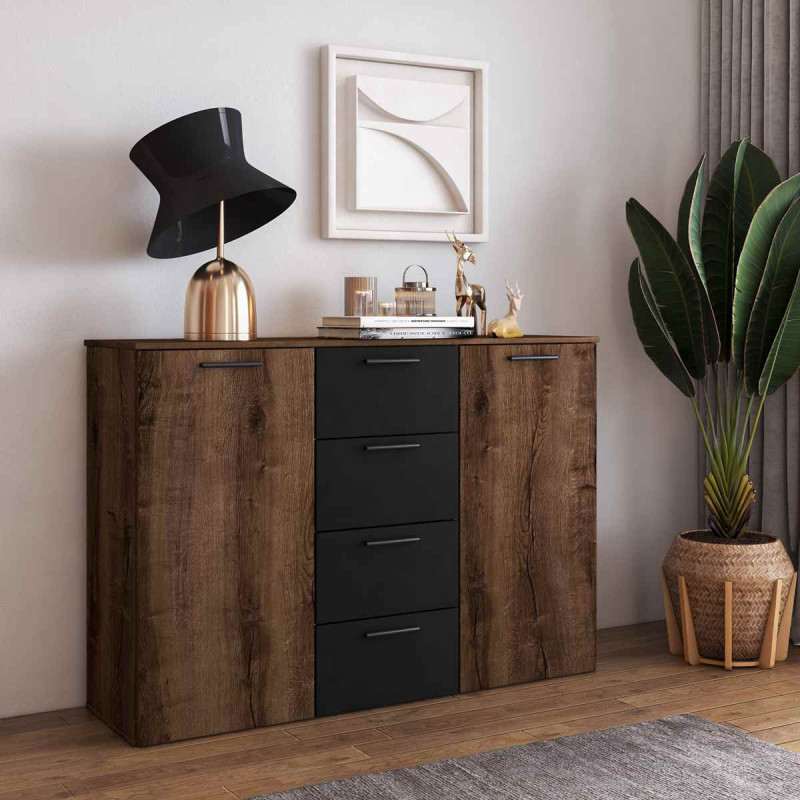 Komoda Beta Dąb Monastery/Czarny Helvetia Wieruszów