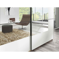 Szafa przesuwna Beta 220 z lustrem na froncie