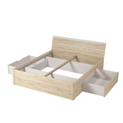 Łóżko 180 cm Beta San Remo Jasne Helvetia Wieruszów