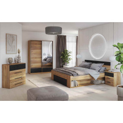 Szafa przesuwna BETA z lustrem 2 szuflady | Domowanie