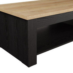 Stolik kawowy z podnoszonym blatem 110x65 cm Duro DURT511 dąb riviera/dąb cabezone