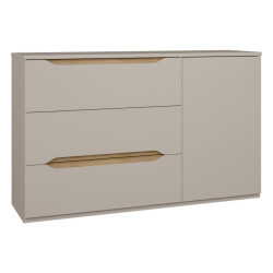 Komoda 150 cm Edwal EDWK221 piaskowy/dąb mauvella