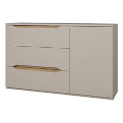 Komoda 150 cm Edwal EDWK221 piaskowy/dąb mauvella