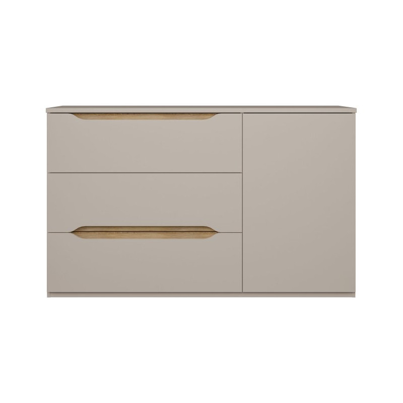 Komoda 150 cm Edwal EDWK221 piaskowy/dąb mauvella