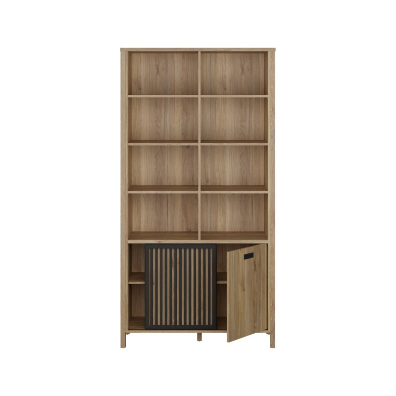 Regał Jytana JTNR723 dąb mauvella/czarny