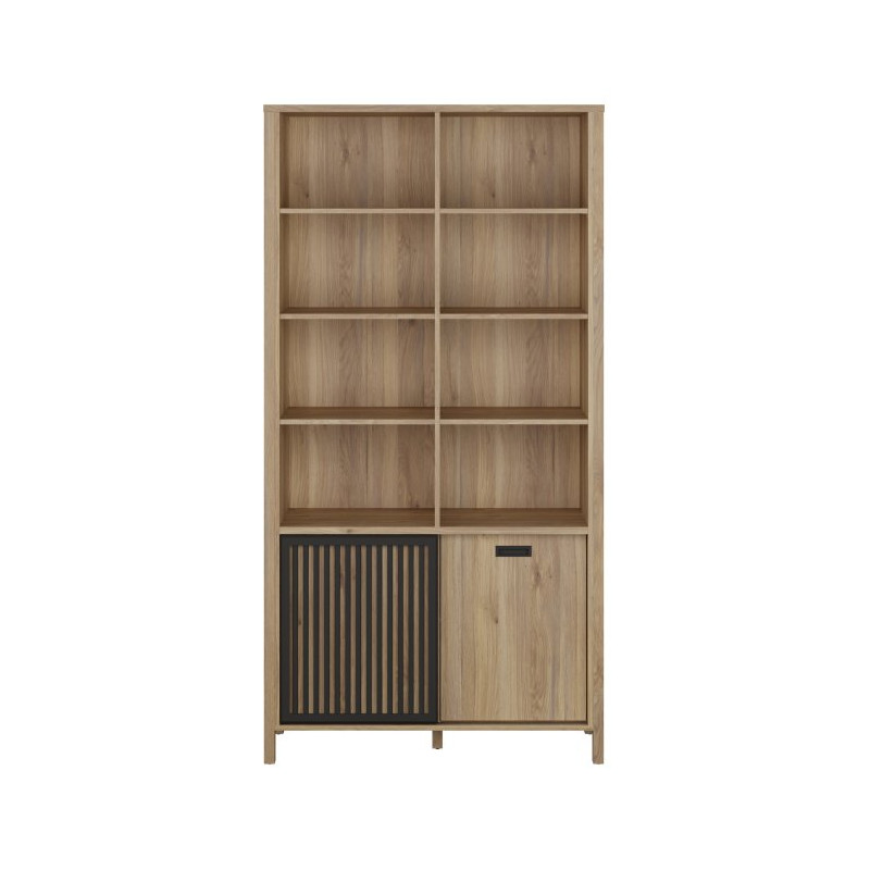 Regał Jytana JTNR723 dąb mauvella/czarny