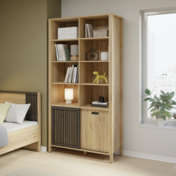 Regał Jytana JTNR723 dąb mauvella/czarny