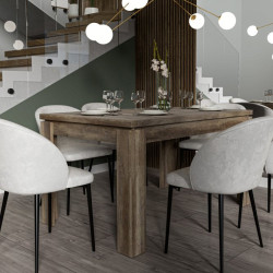 Stół rozkładany Tables TBLT7118 dąb antyczny