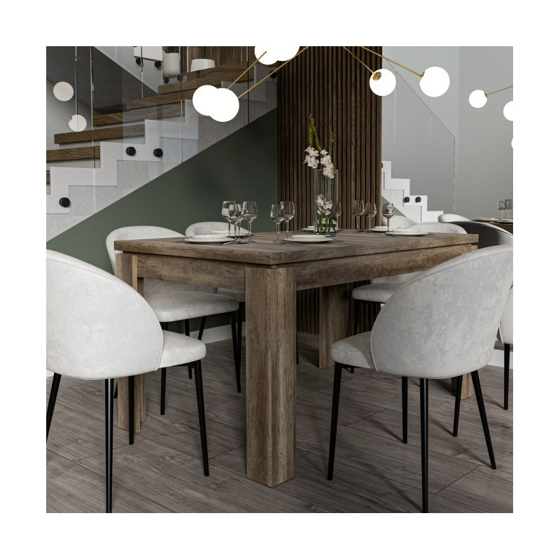 Stół rozkładany Tables TBLT7118 dąb antyczny