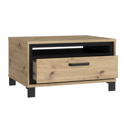 Stolik kawowy Trondheim TDHT514 dąb artisan/dąb czarny