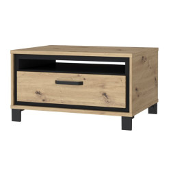 Stolik kawowy Trondheim TDHT514 dąb artisan/dąb czarny
