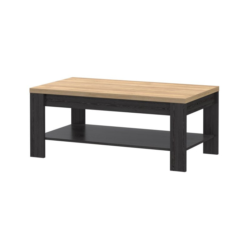 Stolik kawowy 100 cm Chisbury BRCT501 dąb riviera/dąb cabezone