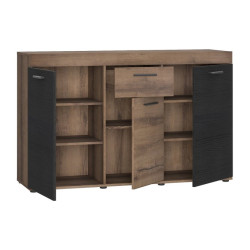 Komoda Valentin VTNK233 dąb szlachetny/dąb czarny