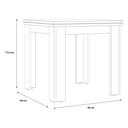 Stół rozkładany Tables TBLT7028 dąb sonoma