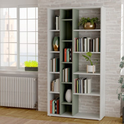 Regał ażurowy Neverwinter NVTR731 secret grey/szałwia