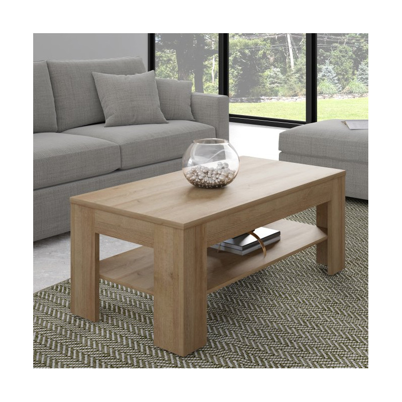 Stolik kawowy 110x60 cm Attention CFTT5016 dąb riviera