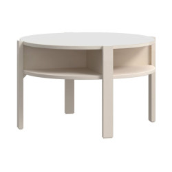 Stolik kawowy okrągły 75x75 cm Breathtaker CFTT5024 piaskowy