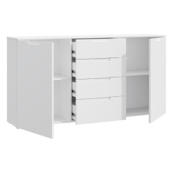 Komoda nowoczesna z szufladami Sapporo SNNK221 biały