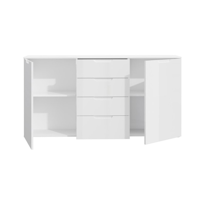 Komoda nowoczesna z szufladami Sapporo SNNK221 biały