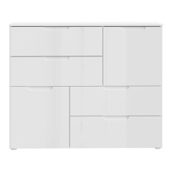 Komoda nowoczesna 115 cm Sapporo SNNK325 biały