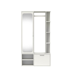 Garderoba z Lustrem Nala Jarstol Biel Alpejska