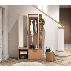 Garderoba z Lustrem Nala Jarstol Dąb Bookmatch