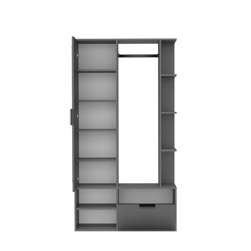 Garderoba z Lustrem Nala Jarstol Szary Diamentowy