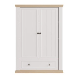 Wysoka komoda Pontypool PNTK423 biały/dąb riva