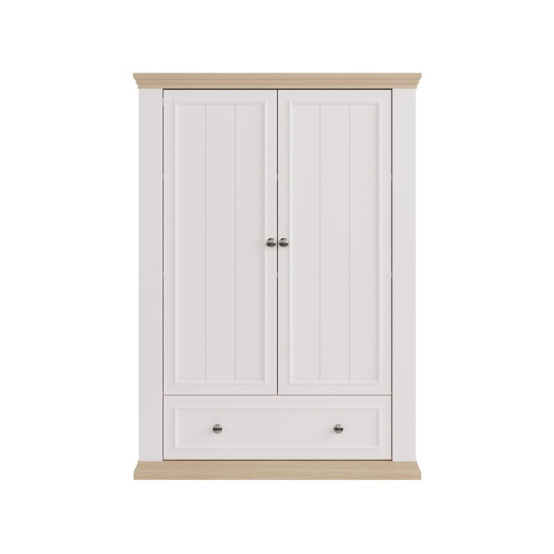 Wysoka komoda Pontypool PNTK423 biały/dąb riva