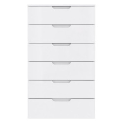 Wysoka komoda nowoczesna Sapporo SNNK411 biały