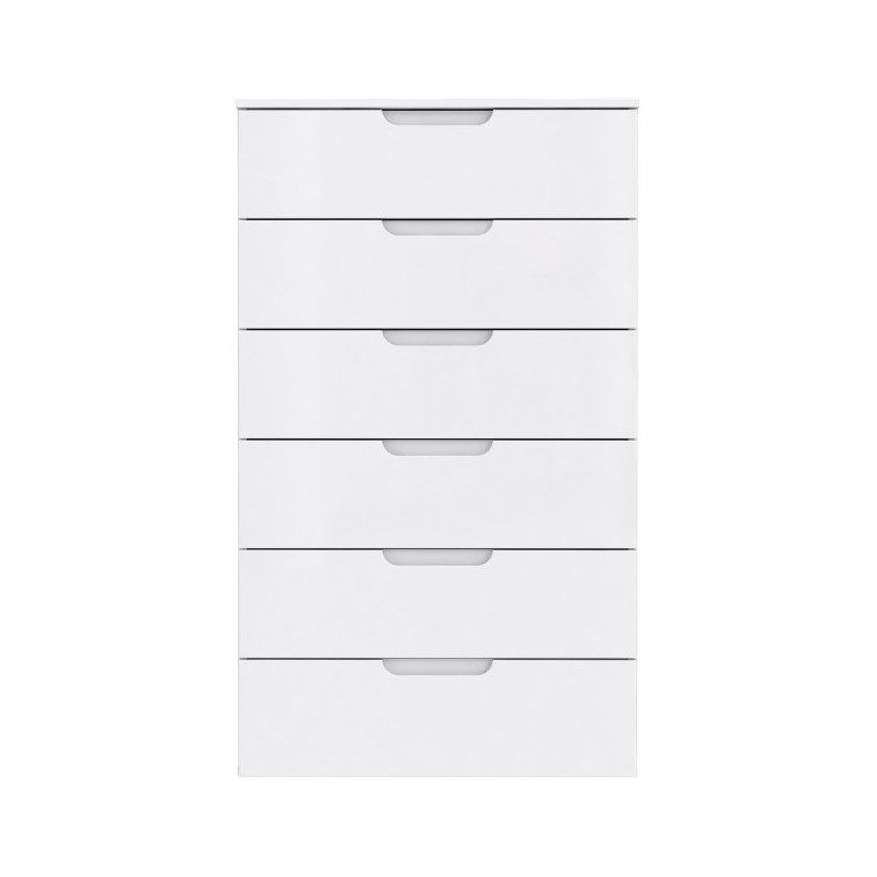 Wysoka komoda nowoczesna Sapporo SNNK411 biały