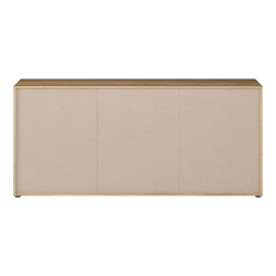 Komoda z szufladami Orkney OKYK232 dąb mauvella/biały połysk