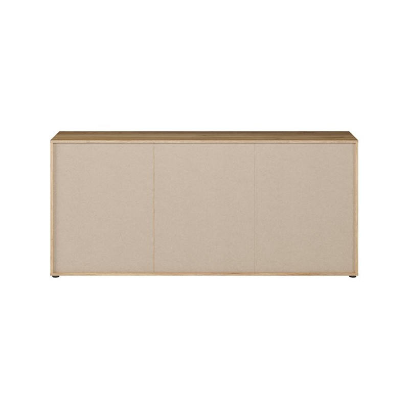 Komoda z szufladami Orkney OKYK232 dąb mauvella/biały połysk