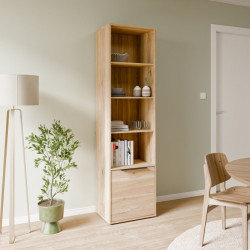 Wysoki regał Orkney OKYR711 dąb mauvella