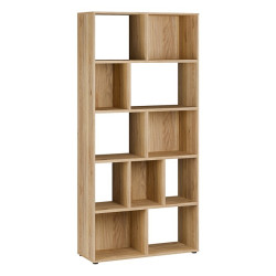 Regał z półkami otwarty Orkney OKYR721 dąb mauvella